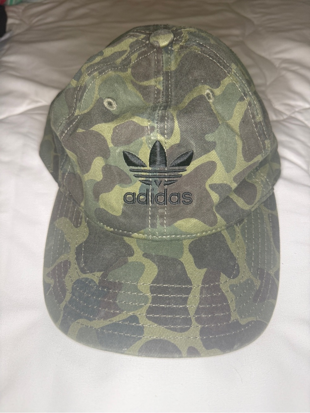 adidas Camouflage Trefoil Cap - Green/Olive